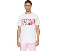 Mister Tee Herren Mc873 Marvel Spiderman Logo T-Shirt, Weiß, Weiß,XS