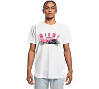 Mister Tee Herren Miami Car Tee White, M