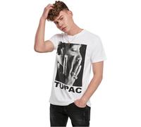 Mister Tee Herren-T-Shirt Tupac Profile Weiß XL