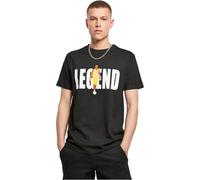 Mister Tee Herren Shirt MT1326 - Schwarz/Weiß/Neongelb/Dunkelbraun/Neonlila - XL