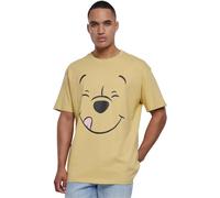 T-Shirt UPSCALE BY MISTER TEE "Upscale by Mister Tee Herren Disney 100 Winnie Pooh Face Tee" Gr. M, gelb (palemoss) Herren Shirts (53397558-M) palemoss