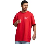 Mister Tee Herren Mt3607-dangerous Grounds Oversize T-Shirt, Cityred, M Große Größen Tall EU