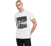 Mister Tee Herren Nasa Moon LANDING Tee T-Shirt, per pack Weiß (White 00220), Small (Herstellergröße: Small)