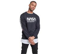 Mister Tee Herren Sweatshirt NASA US Crewneck MT659 Schwarz Black XS
