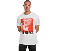 T-Shirt MISTERTEE "MisterTee Herren No Mercy Tee" Gr. S, weiß (white) Herren Shirts (62604053-S) white