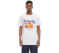 Mister Tee Herren Pancake Club Tee S White