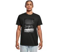 Mister Tee T-Shirt Paris Nous Appartient – Herren, Rundhals, 100% Baumwolle, Schwarz S