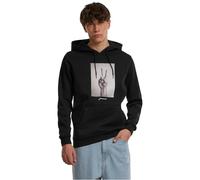 Mister Tee Peace Sign Hoody in Gr. XL in Schwarz