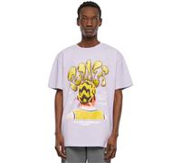 T-Shirt "Upscale by Mister Tee Herren Power Foward 2.0 Oversize Tee", Damen, Gr. XXL, lila, 100% Baumwolle, UPSCALE BY MISTER TEE, bedruckt, oversize, Rundhals, Shirts T-Shirt (81804937-XXL) lila