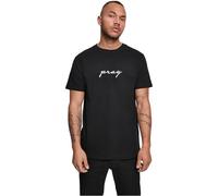 Mister Tee Herren T-Shirt Pray EMB – Schwarz – 4XL