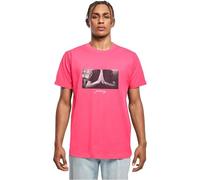 Mister Tee Herren Pray Tee Hibiskus pink, L