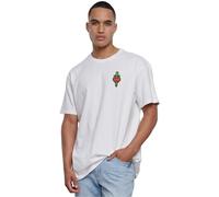 T-Shirt UPSCALE BY MISTER TEE "Upscale by Mister Tee Unisex Santa Monica Oversize Tee" Gr. XL, weiß (blancwhite) Herren Shirts Oversize (46159431-XL) blancwhite