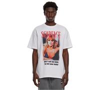 Mister Tee Men's MT3004-Scarface Don't Call me Baby Heavy Oversize Tee T-Shirt, White, L