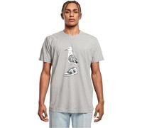 Mister Tee Men's MT1926-Seagull Sneakers Tee T-Shirt, Heather Grey, S