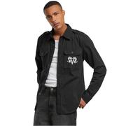 Mister Tee Herren Shirt Capricorn Skull Shirt Longsleeve, Männer Langarmshirt mit dem Brustprint, Regular Fit, Größen S - 5XL