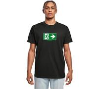 Mister Tee T-Shirt Skate Exit Tee – Herren, schwarz, XS, 100% Baumwolle