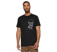 Mister Tee Herren Skull One Line Tee 3XL Black