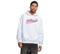 Sweatshirt UPSCALE BY MISTER TEE "Upscale by Mister Tee Herren Speed Logo Hoodie" Gr. S, weiß (white) Herren Sweatshirts (12295345-S) white