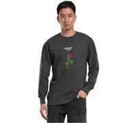 Mister Tee Sweatshirt Lost Youth Rose Crewneck Grau Größe M