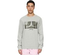 Mister Tee Herren Sweatshirt Pray Crewneck Grey L