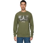Mister Tee Herren Sweatshirt Pray Crewneck Olive XS