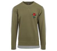 Mister Tee Herren Sweatshirt Rose Crewneck Olive S