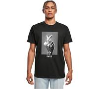 Mister Tee Herren T-Shirt 100% Baumwolle Schwarz 4XL