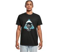 Mister Tee T-Shirt Neon Skull MT3887 Black-S