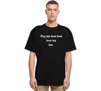 Mister Tee T-Shirt Bing Bab Boom MT3915 Heavy Oversize Kurzarm 100% Baumwolle Schwarz XL