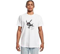 Mister Tee Herren Walk In The Dark Tee L White