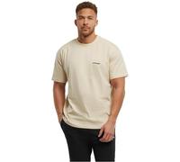 T-Shirt "Upscale by Mister Tee Upscale Core EMB Oversize Tee", Damen, Gr. L, sand, 100% Baumwolle, UPSCALE BY MISTER TEE, bedruckt, oversize, Rundhals, Shirts T-Shirt (14145939-L) sand