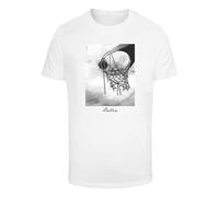 Mister Tee Herren T-Shirt Ballin 2.0 – Fotoprint, Regular Fit, Streetwear – Weiß XXL
