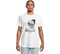 Mister Tee Herren T-Shirt Ballin 2.0 – Fotoprint, Regular Fit – Weiß L
