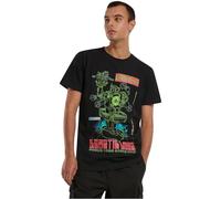 Mister Tee Herren T-Shirt Beastie Boys Robot Tee Kurzarm Schwarz Größe XS