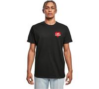 Mister Tee Herren T-Shirt Bierherz Tee, lässiges Männer T-Shirt mit Brustprint, 100% Baumwolle, Regular Fit