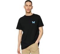 Mister Tee Herren T-Shirt Butterfly Winter Tee Black XS
