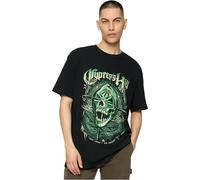 Mister Tee Cypress Hill Skull Face Oversize Tee in Gr. S in Schwarz