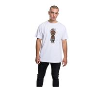 Mister Tee Herren T-Shirt 2Pac LA Sketch Weiß 2XL