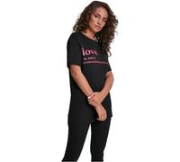 Mister Tee T-shirt Schwarz Regular Fit für Damen - M