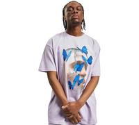 Mister Tee Upscale Le Papillon Oversize Tee in Gr. XXL in Violet