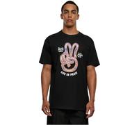 T-Shirt UPSCALE BY MISTER TEE "Upscale by Mister Tee Unisex Live in Peace Oversize Tee" Gr. XL, schwarz (black) Herren Shirts (84234639-XL) black
