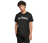 Mister Tee Herren MT1578-Los Angeles Wording Tee T-Shirt, Black, 3XL