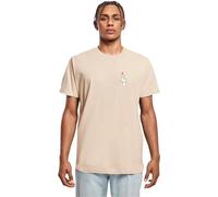 Mister Tee Herren T-Shirt Love Sign Tee 2.0, 100% Baumwolle, Sand, L