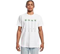 Mister Tee Herren T-Shirt Miami Palms Tee White XS