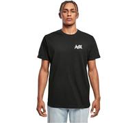 Mister Tee Herren T-Shirt Midnight Racing Club - Schwarzes Shirt mit Frontprint, Screen Transfer Print, Regular Fit, 100% Baumwolle