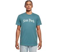 Mister Tee New York Wording Tee blau L