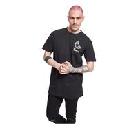 Mister Tee Herren Paris Tee L Black