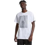 Mister Tee Herren T-Shirt Peace Sign Tee Weiß Gr. L