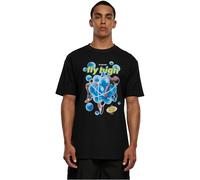 Mister Tee Herren T-Shirt Psychadellic Oversize Tee Black XL