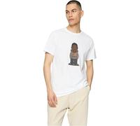 Mister Tee T-Shirt Herren Texas Sketch Tee – 100% Baumwolle Rundhals Weiß Gr. S